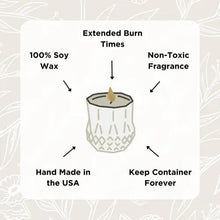 Load image into Gallery viewer, Clara | Growing Candle, flower seed-label, eco-friendly: Mint + Eucalyptus