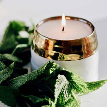 Load image into Gallery viewer, Clara | Growing Candle, flower seed-label, eco-friendly: Mint + Eucalyptus
