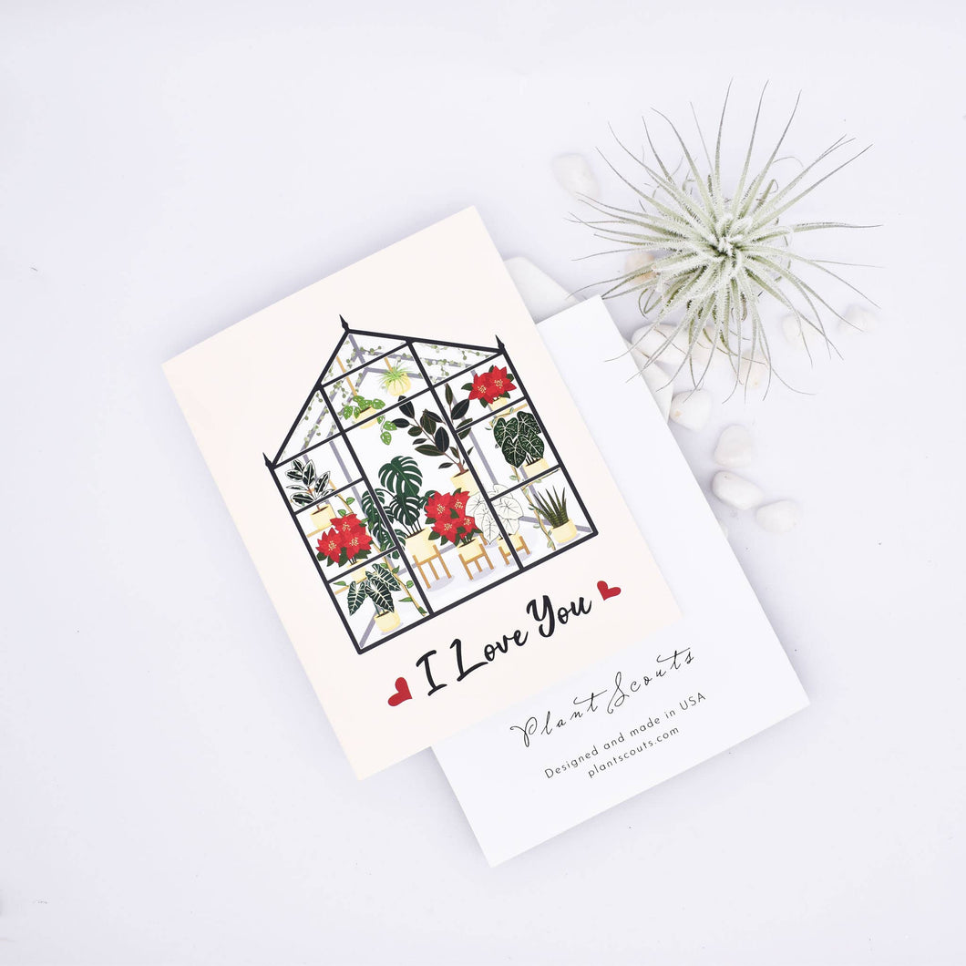I love you greetings cards - For the green thumb