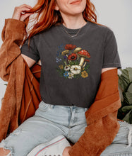 Load image into Gallery viewer, Mushroom &amp; Wildflower Tee – A Nature Lover’s Dream 🍄🌸Small
