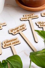 Load image into Gallery viewer, Funny Wooden Plant Markers: &quot;I will survive&quot;
