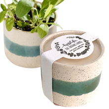 Load image into Gallery viewer, Edith | Growing Candles, flower seed-label, eco-friendly: Lavender
