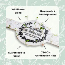 Load image into Gallery viewer, Clara | Growing Candle, flower seed-label, eco-friendly: Mint + Eucalyptus
