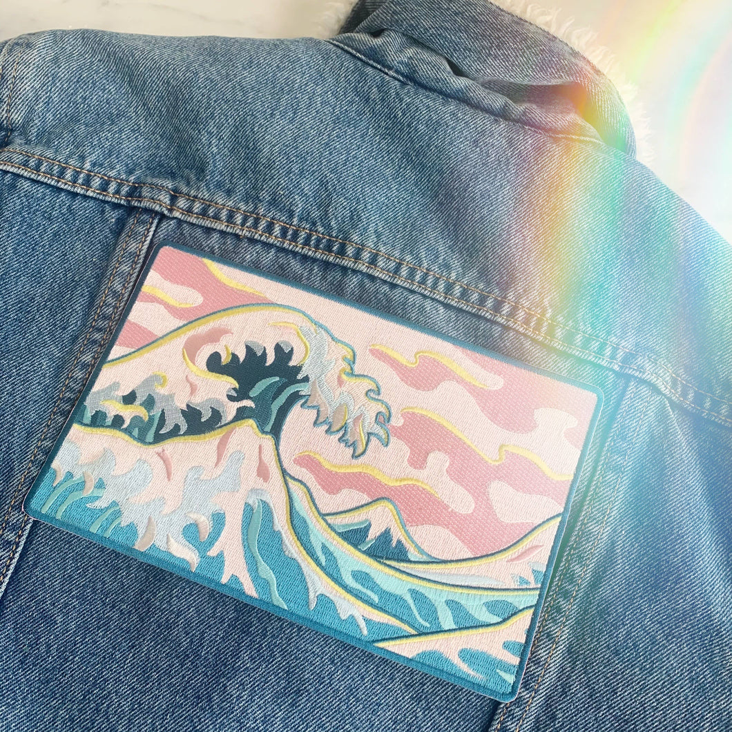 Great Wave XL Back Patch